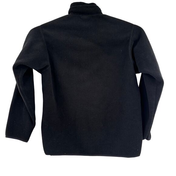 Patagonia Synchilla Mens Large Black 1/4 Zip Soft Fleece Long Sleeve Sweater - Picture 6 of 6
